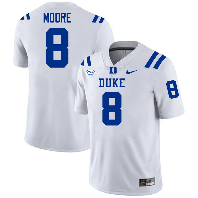 Jordan Moore Duke Jersey,Duke Blue Devils #8 Jordan Moore Jersey Youth College-White